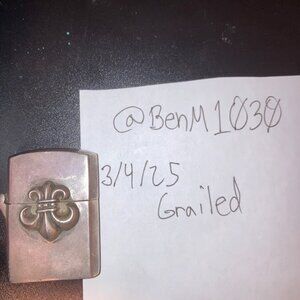Chrome Hearts BS Fleur Zippo